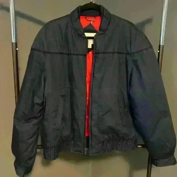 Vintage‎ Mcgregor Winter Men’s Bomber Jacket Navy Blue Size Large Excellent - Picture 3 of 15